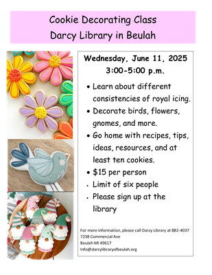 Cookie Decorating Class Cookie Decorating Class
