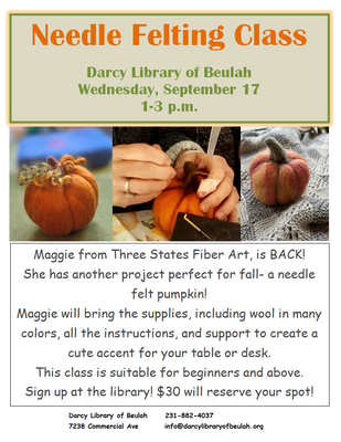 Needle Felting Class